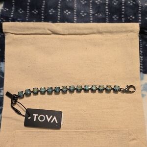 TOVA Jet Aqua Champagne Bracelet